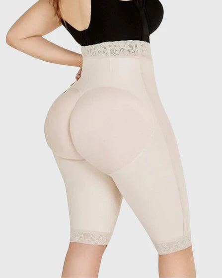 Shapshe® Double Compression High-Waisted Butt Lifting Shorts Knee Short
