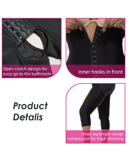 Shapshe® Firm Compression Full Body Shapewear Bodysuits for Tummy Control