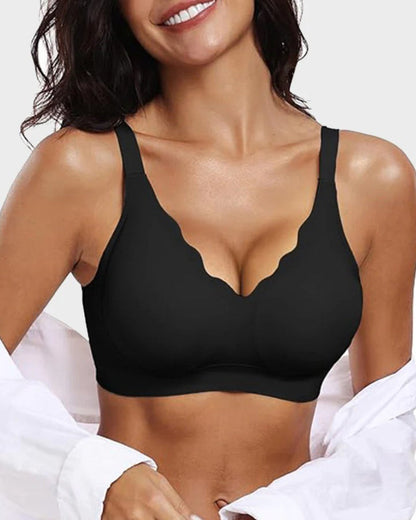 Women's Seamless Breathable Wire Free Comfort Push Up Bra