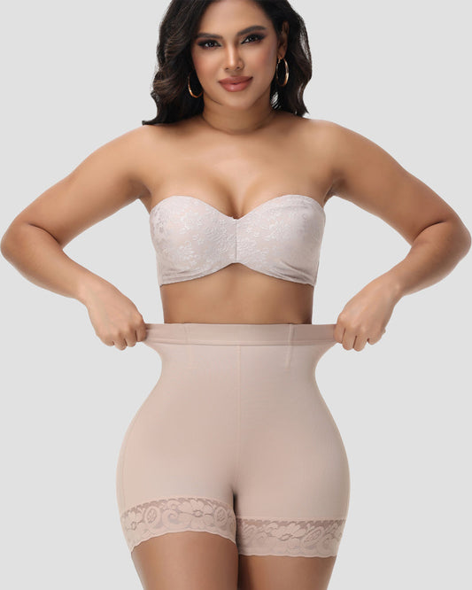 Shapshe® High Waisted Seamless Butt Lift Tummy Tuck Shaping Shorts (Pre-Sale)