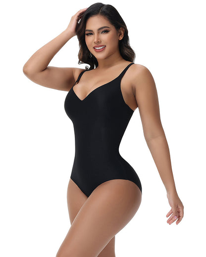 Shapshe® V Neck Compression Shapewear Snatch Butt Lifting Full Bodysuit (Pre-Sale)