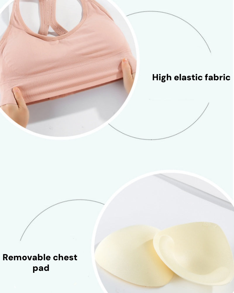 Push Up Shock Proof Anti Sagging Minimizer Fitness Bra
