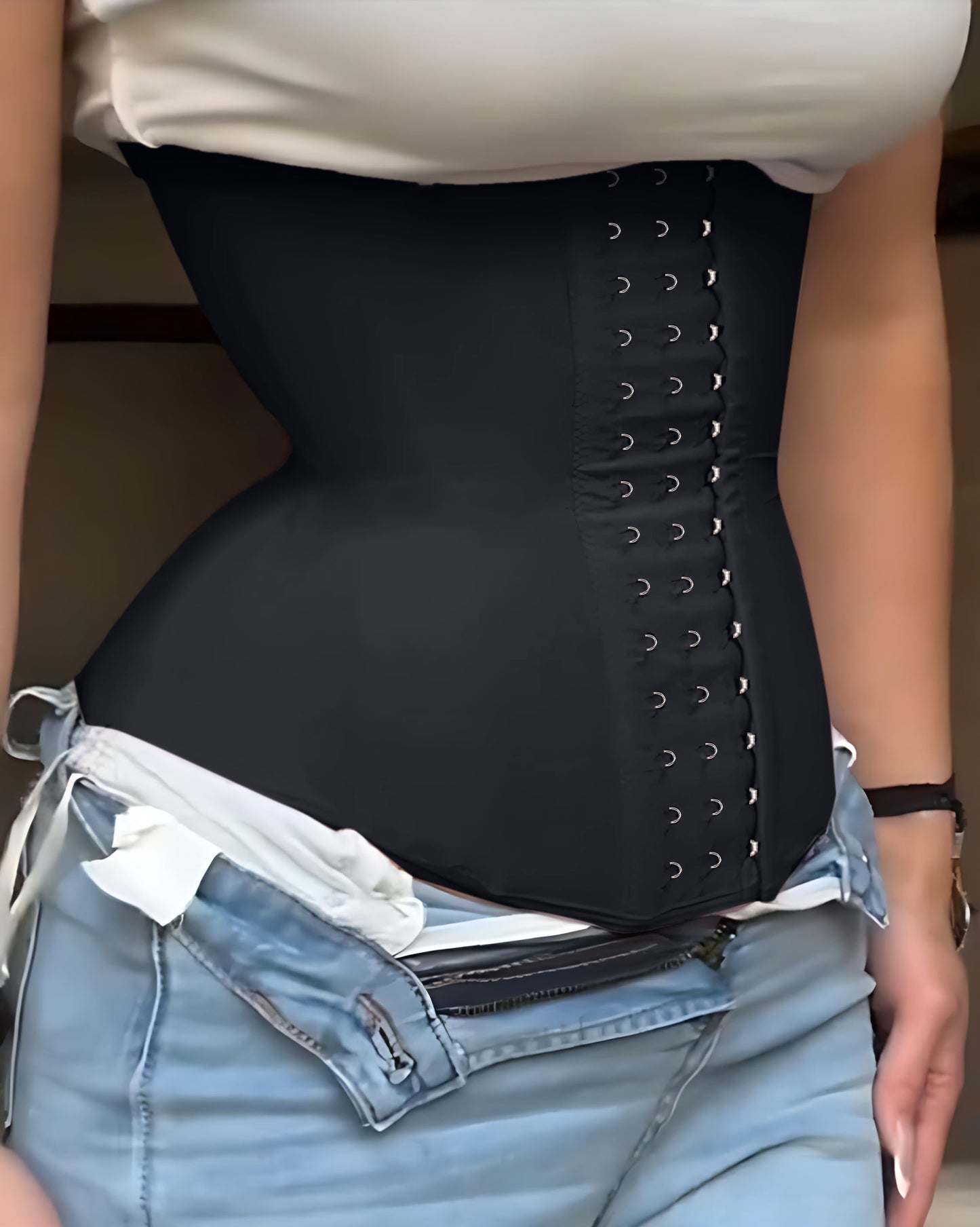 Fajas Colombianas Steel Bone Abdominal Compression Waist Trainer