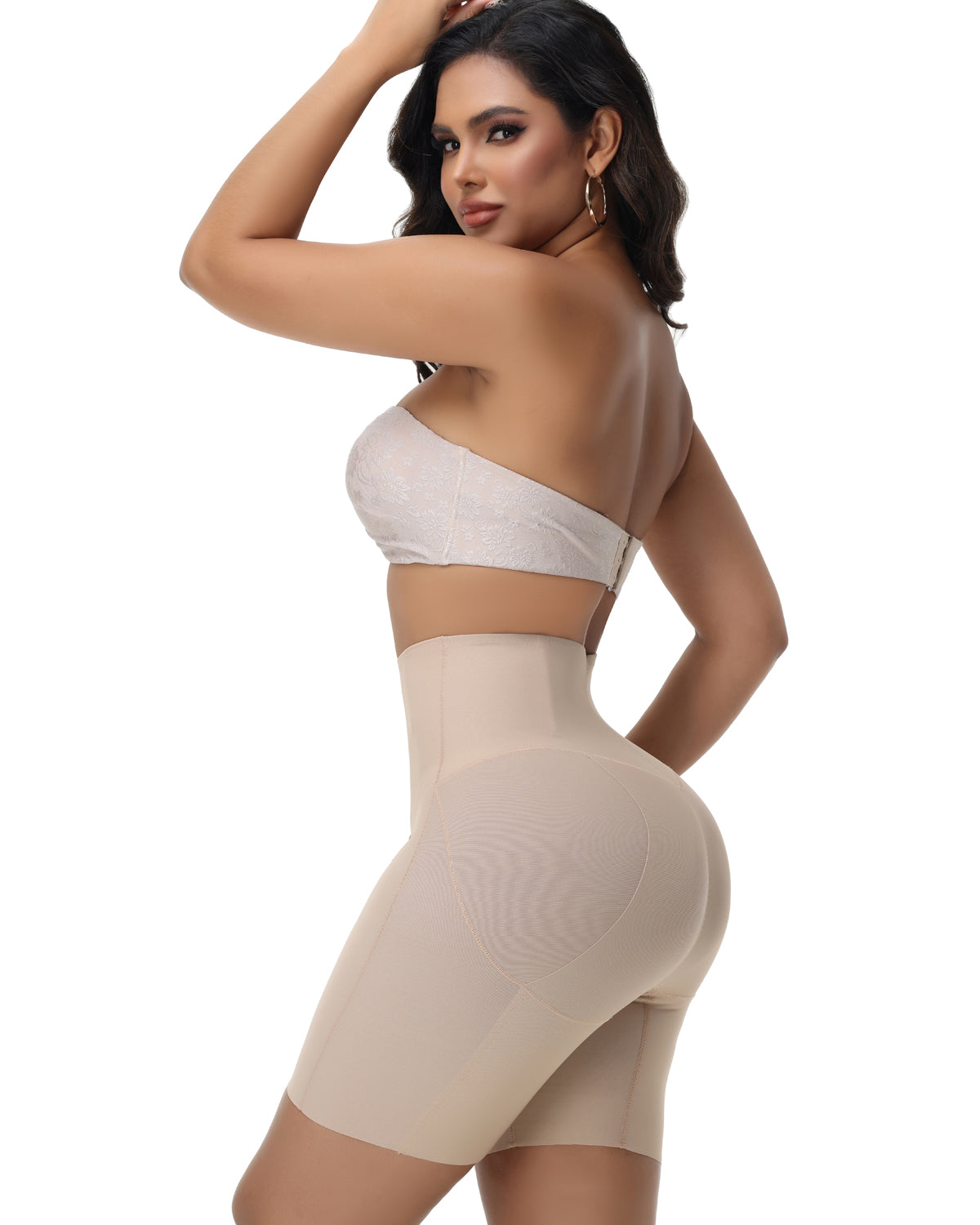 High Waisted Seamless Tummy Control Butt Lifting Shaping Shorts Thigh Slimmer (Pre-Sale)