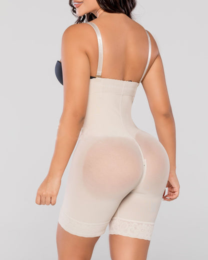 Shapshe® Women's Invisible Strapless Shapewear Shorts Fajas High Waist Zipper Shorts