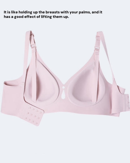 Anti Sagging Thin Seamless Large Size Nursing Bra with Front Closure