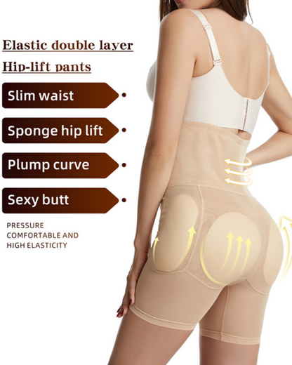 Curvy Hip Enhancer Breathable Mesh Tummy Control Shaping Shorts