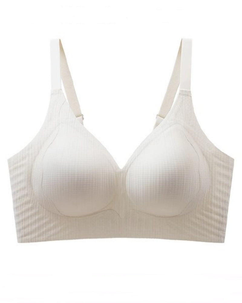 Women's Thin Seamless Teardrop Breathable Push up Bra