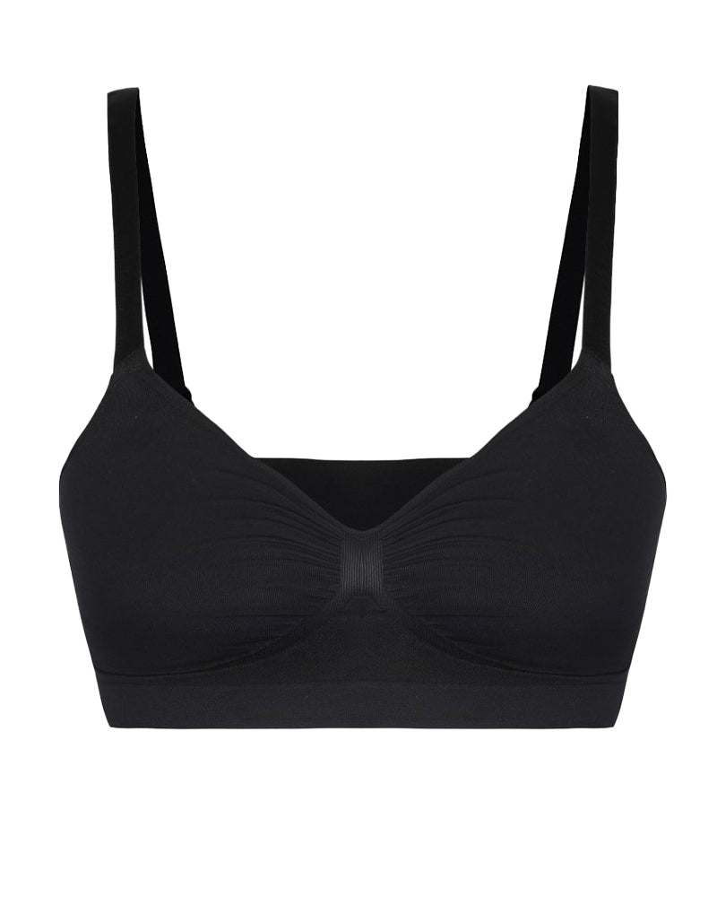 Women's Seamless Breast Support Shaping Bra with Adjustable Strap