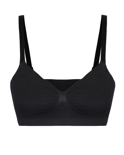 Women's Seamless Breast Support Shaping Bra with Adjustable Strap