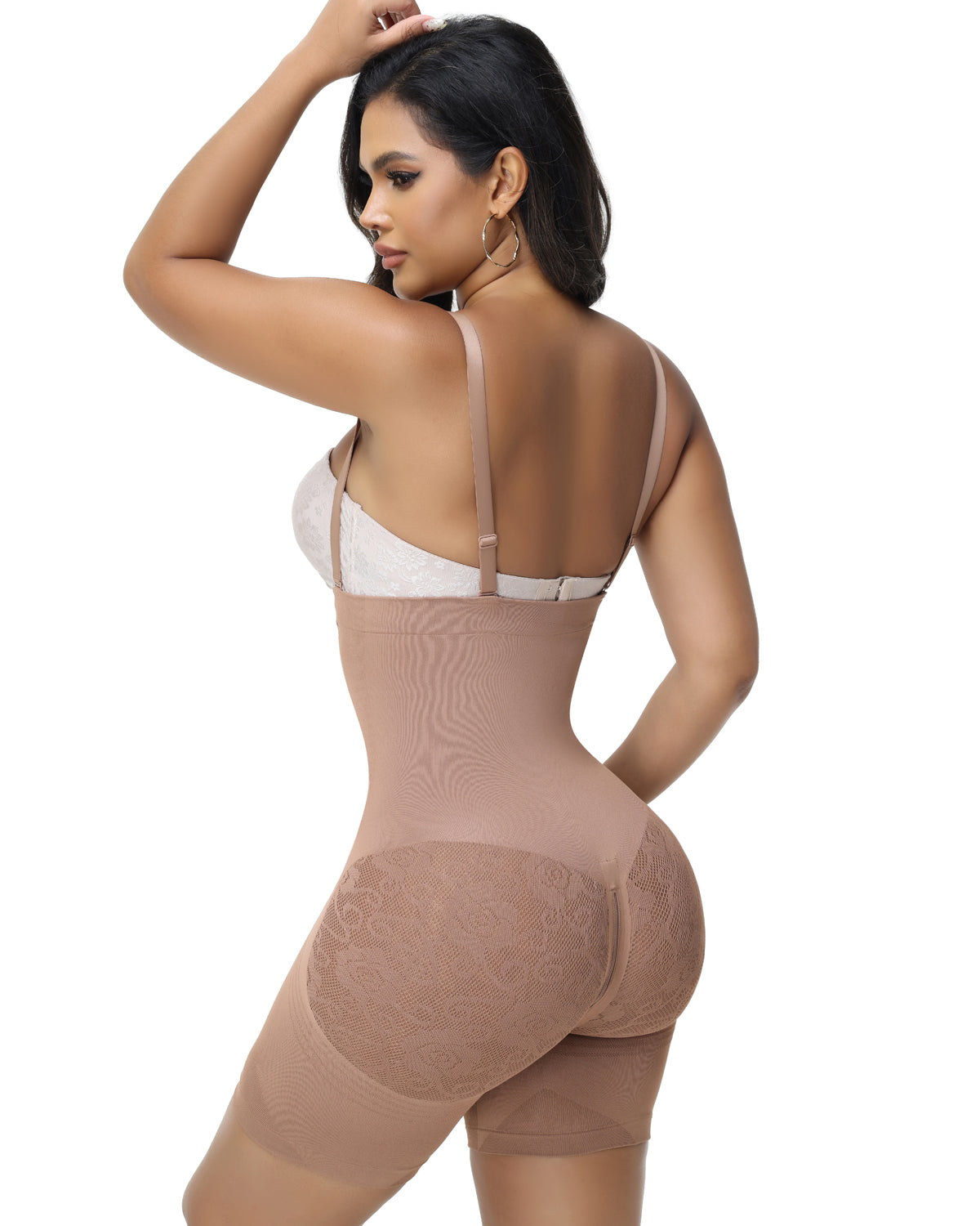 Shapshe® Hip Mesh High Waisted Faja Shaping Shorts with Zip Closure for Women (Pre-Sale)