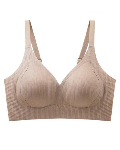 Women's Thin Seamless Teardrop Breathable Push up Bra