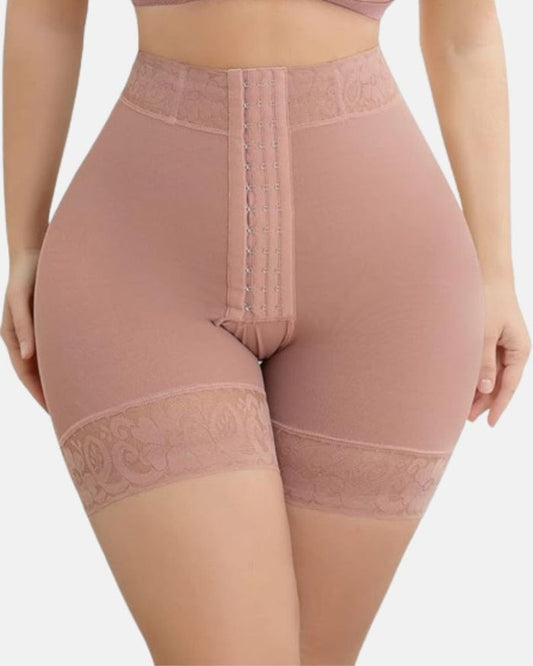 Shapshe® Women RosybrownTummy Control Butt Lifter High Waisted Slimming Panties Shorts