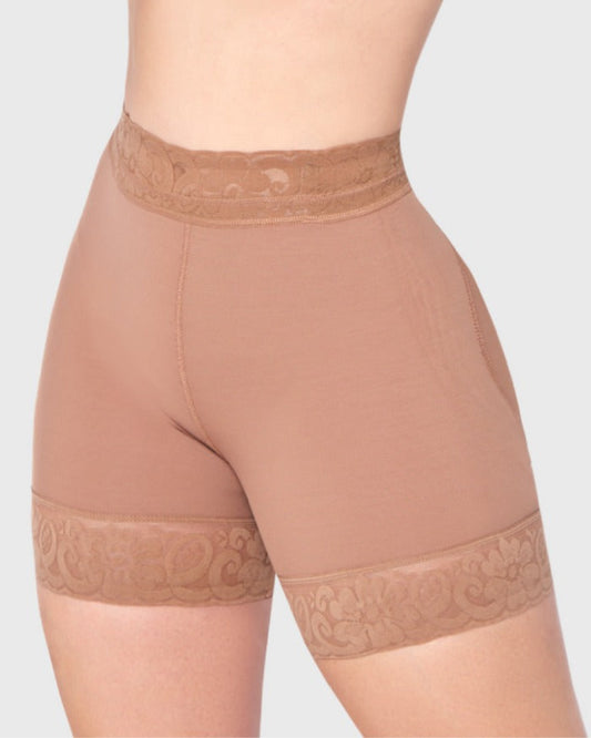 Shapshe® Slimming Mid Rise Seamless Butt Lifter Shaping Shorts