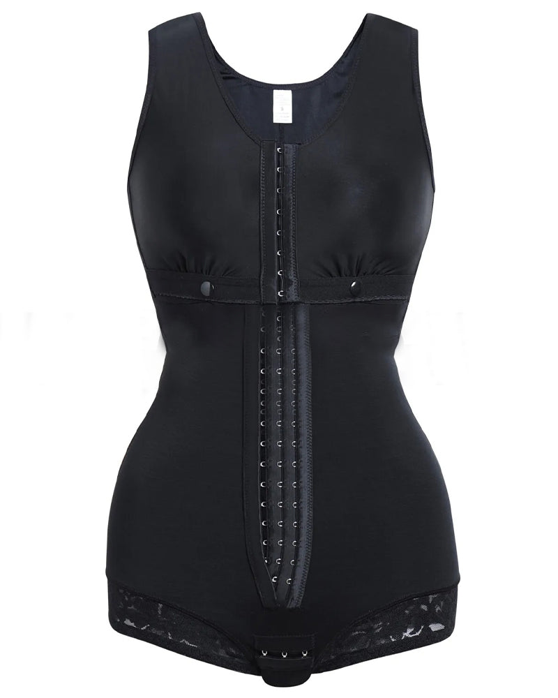 Shapshe® High Compression Full Bust Bodysuits Shapewear with Hook and Eye