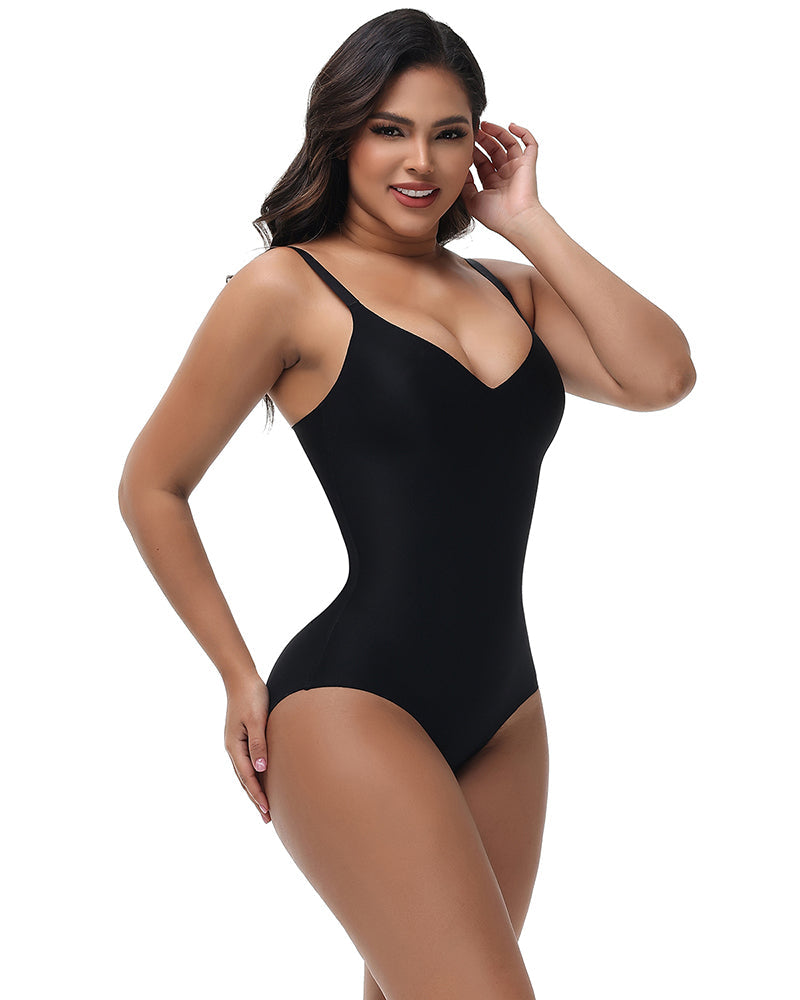 Shapshe® V Neck Compression Shapewear Snatch Butt Lifting Full Bodysuit (Pre-Sale)