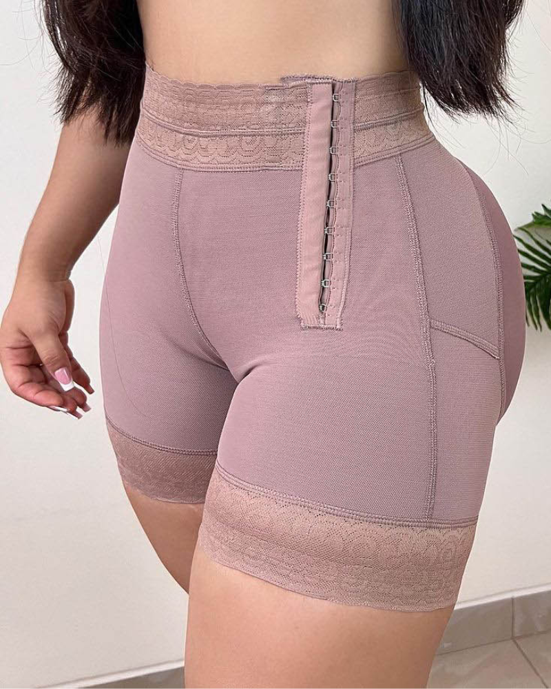 Shapshe® Tummy Control Side Hook and Eye Shaper Shorts
