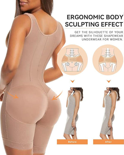 Shapshe® Compression Garment Short Shapewear For Women With Bra