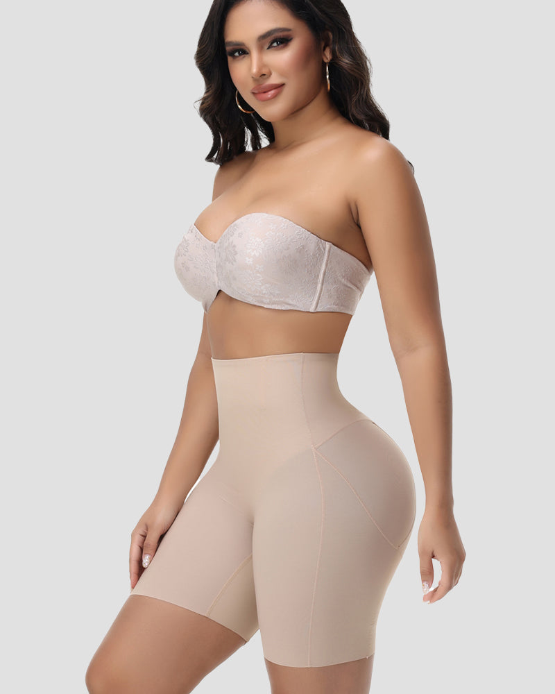 High Waisted Seamless Tummy Control Butt Lifting Shaping Shorts Thigh Slimmer (Pre-Sale)