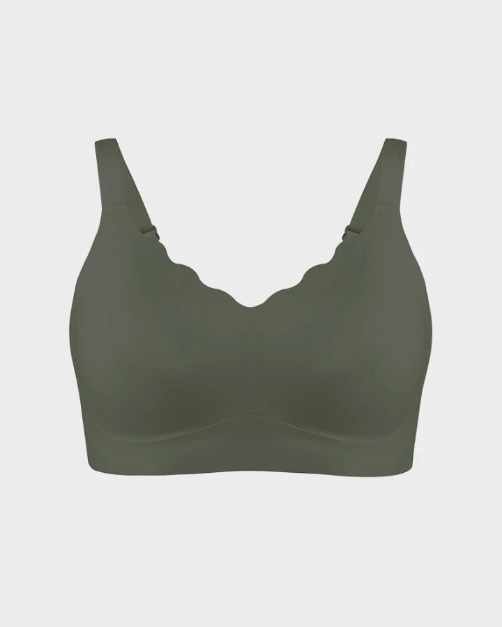 Women's Seamless Breathable Wire Free Comfort Push Up Bra