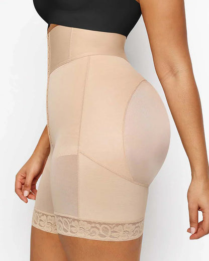3 Boned Sculpt High Waist Tummy Control Booty Shorts
