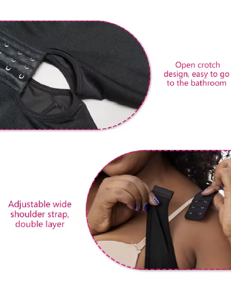 Shapshe® Firm Compression Full Body Shapewear Bodysuits for Tummy Control