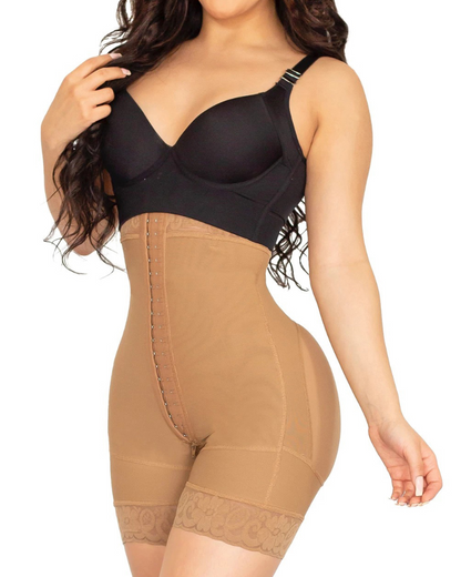 Shapshe® High Rise Butt Enhancing Body Shaper Shorts with Hook and Eye