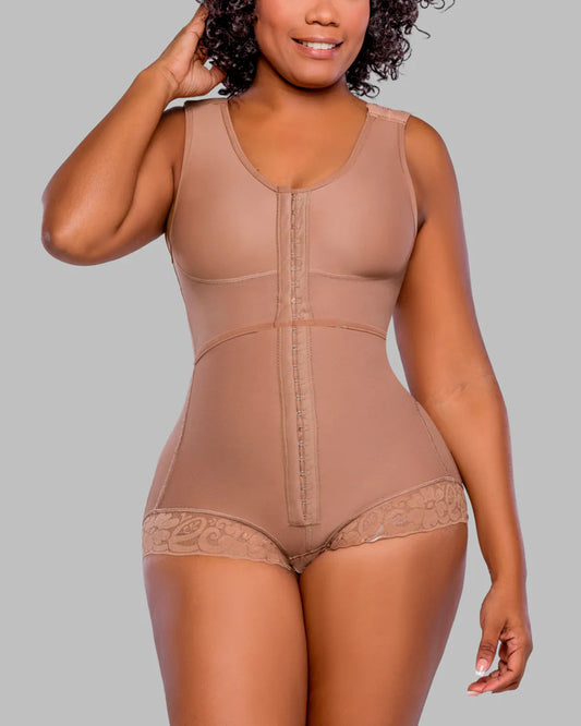 Shapshe® Butt Lifting Shapewear Bodysuit Hook and Eye Tummy Control Slimming Body Shaper