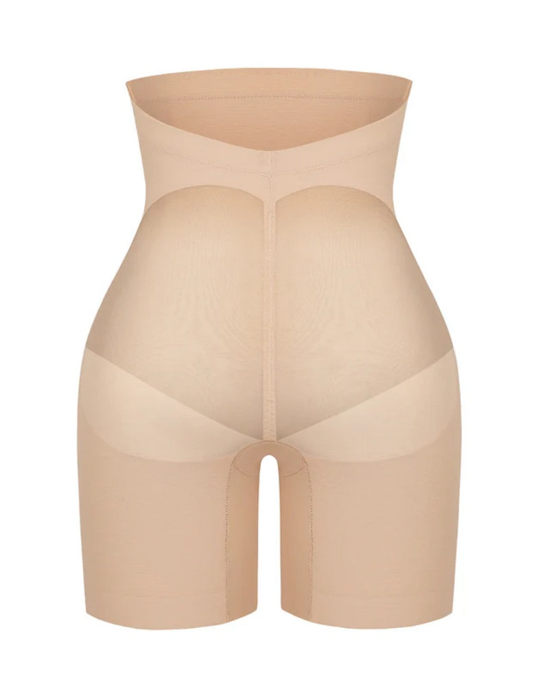 Women's Seamless Mesh High Waist Shapewear Shorts Thigh Slimmer Underwear