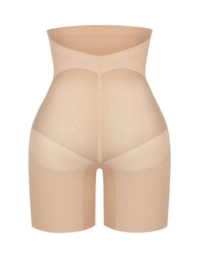 Women's Seamless Mesh High Waist Shapewear Shorts Thigh Slimmer Underwear