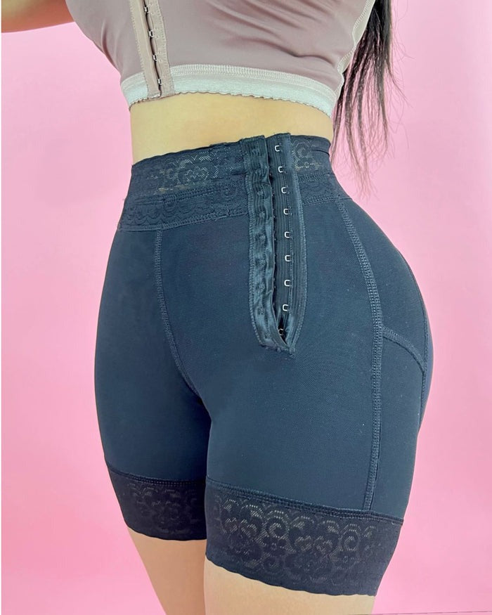Shapshe® Tummy Control Side Hook and Eye Shaper Shorts