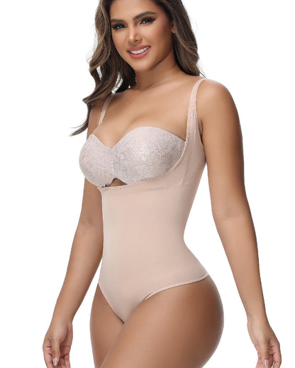 Shapshe® Seamless Tummy Control Thong Body Shaper High Waisted Girdle Butt Lifter Bodysuit