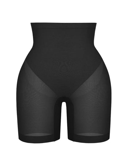 Women's Seamless Mesh High Waist Shapewear Shorts Thigh Slimmer Underwear