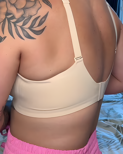 Deep V Neck Seamless Comfortable Breathable Wireless Bra