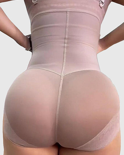 Shapshe® Women High Waisted Faja Shaping Shorts Zip Closure