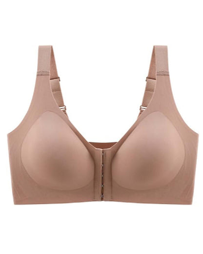 Women's Wireless Naked Feeling Front Closure Seamless Comfortable Bras