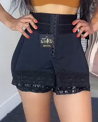 Shapshe® High-waisted Two-layer Butt Lifting Body Shaper Tummy Control Shorts