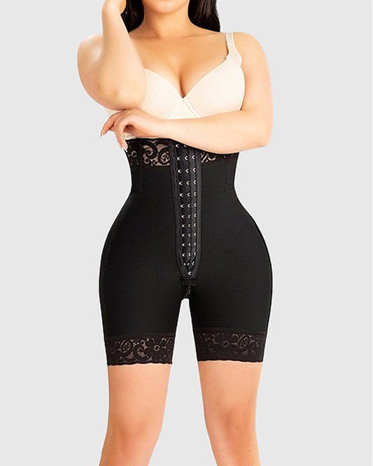 Shapshe® Women's High Waist Faja Butt Lifting Lace Body Shaping Shorts