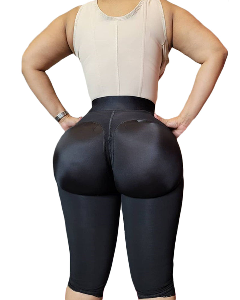 Shapshe® Front Closure Hourglass Bodyshaper High Compression Shorts Butt Lifter