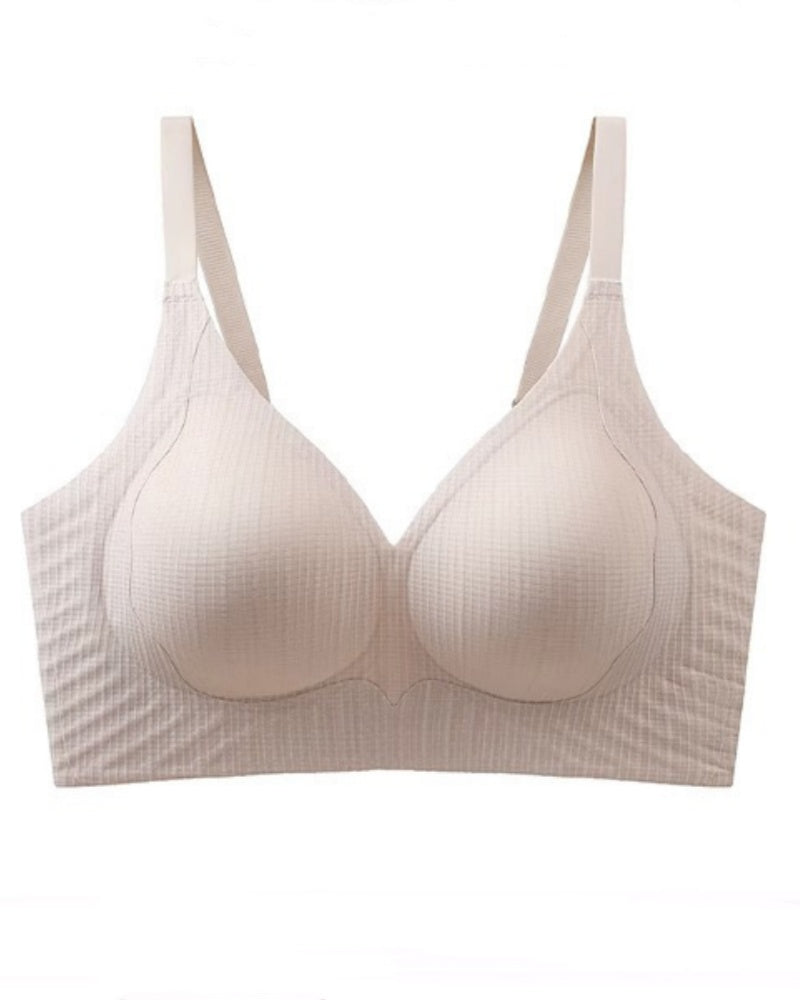 Women's Thin Seamless Teardrop Breathable Push up Bra