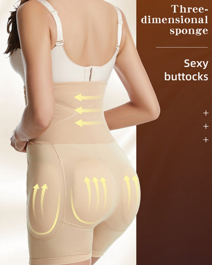 8 Breasted Hooks High Compression Tummy Control Butt Lifting Shaping Shorts