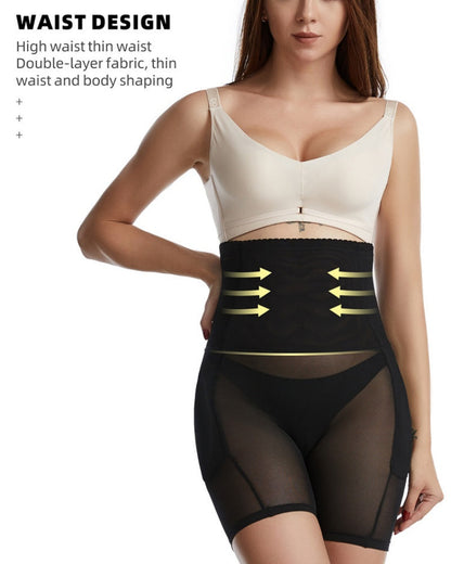 Curvy Hip Enhancer Breathable Mesh Tummy Control Shaping Shorts
