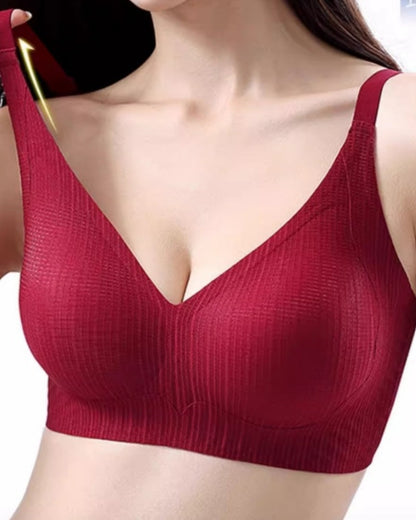 Women's Thin Seamless Teardrop Breathable Push up Bra