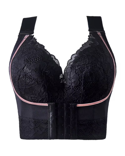 Women's Large Size Front Clasp Push Up Shaping Bra