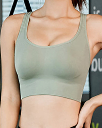 Push Up Shock Proof Anti Sagging Minimizer Fitness Bra