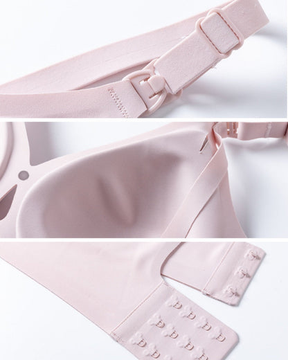 Anti Sagging Thin Seamless Large Size Nursing Bra with Front Closure