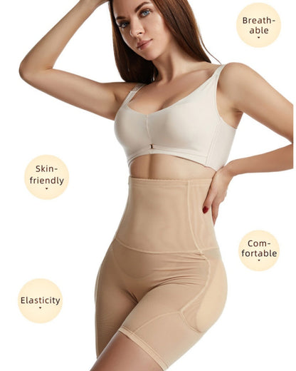 Curvy Hip Enhancer Breathable Mesh Tummy Control Shaping Shorts