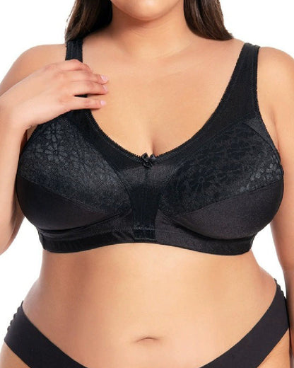 Women's Smooth No Pad Minimizer Underwear Wireless Large Size Bra