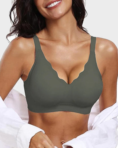 Women's Seamless Breathable Wire Free Comfort Push Up Bra